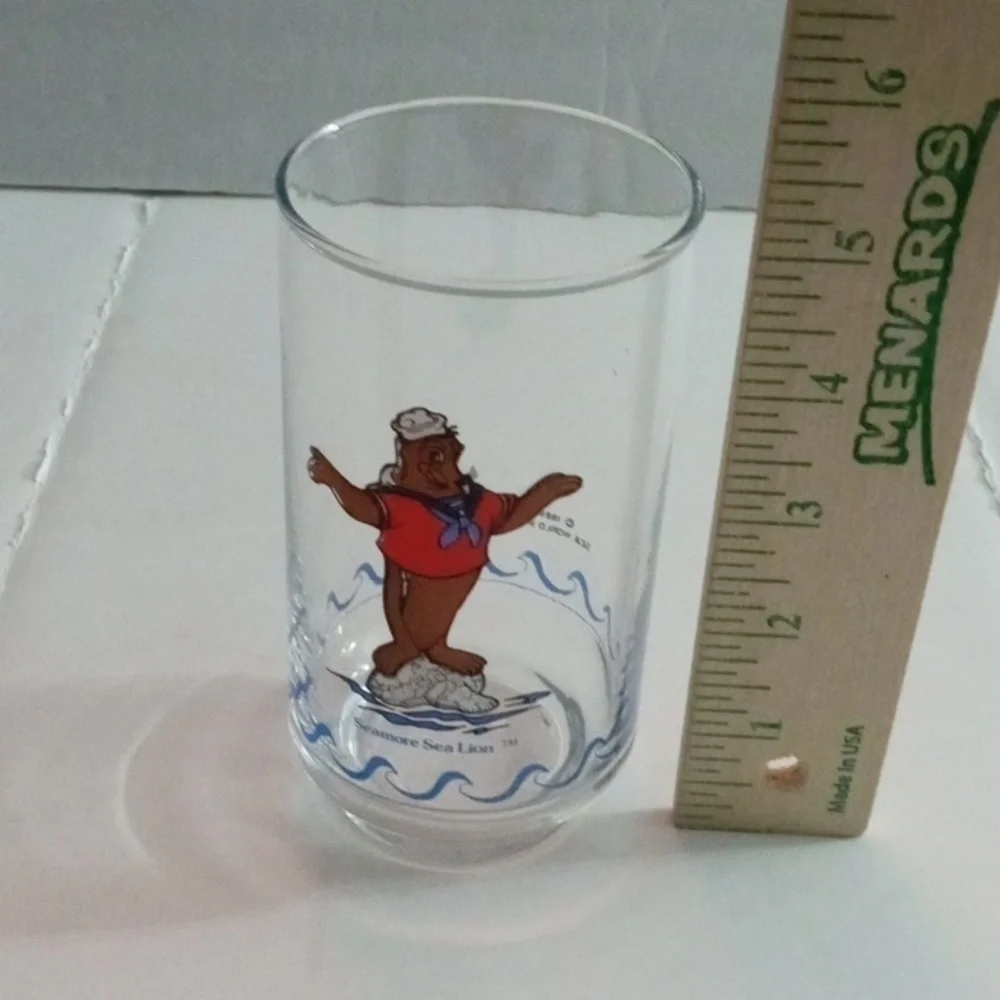 Seamore Sea Lion, Sea World  1989 Glass